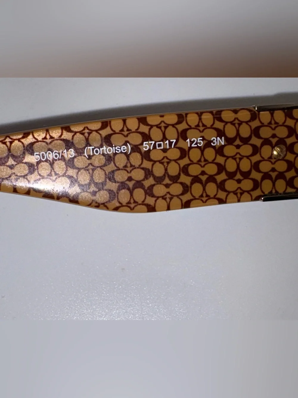 Coach Delphine Brown Gradient Lens Sunglasses with Patterned Temples HC 8024